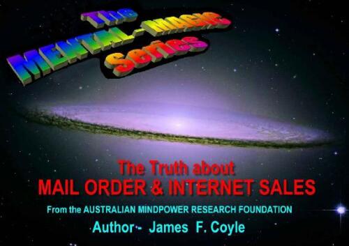 The TRUTH ABOUT MAIL-ORDER & INTERNET SALES (The MENTAL-MAGIC series)