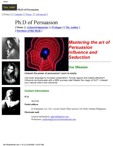 Ph.D of Persuasion