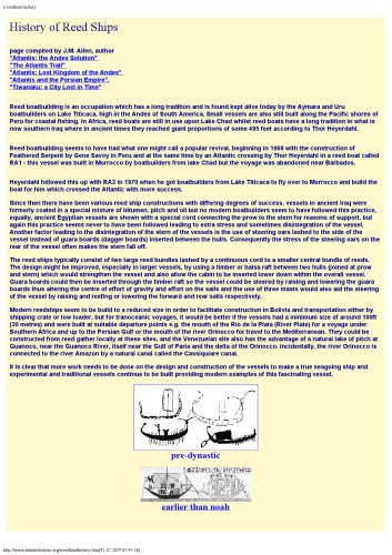 Reedboat building , Reed boat building, Papyrus Boat Building , South American , Reed Boat , Sailboat , Ship Plan Plans