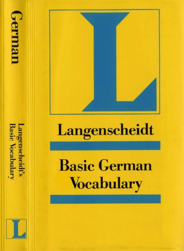 Basic German Vocabulary (Langenscheidt Reference)