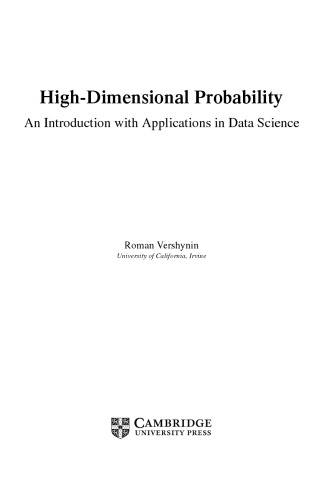 High-Dimensional Probability