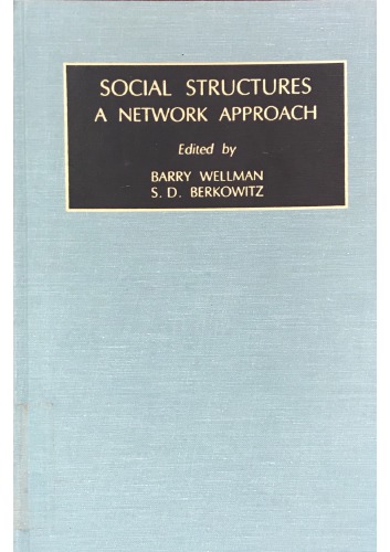 Social Structures A Network Approach