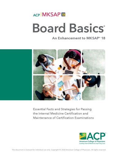 Board Basics: An Enhancement to MKSAP 18