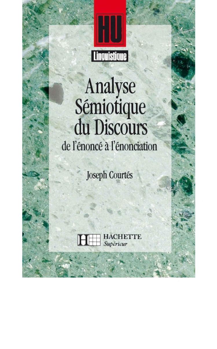 Analyse sémiotique du discours