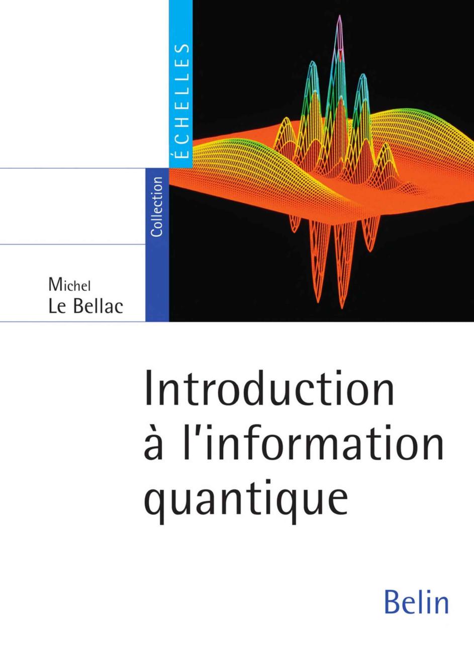 Introduction à  l’information quantique