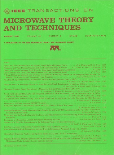 IEEE MTT-V041-I08 (1993-08)