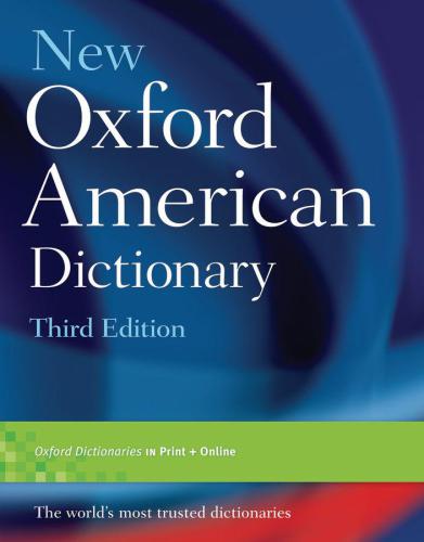 New Oxford American Dictionary 3rd Edition