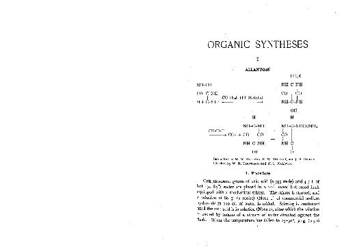 Organic Syntheses