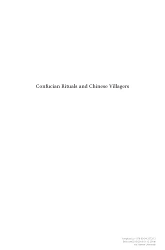 Confucian Rituals and Chinese Villagers: Ritual Change and Social Transformation in a Southeastern Chinese Community, 1368-1949