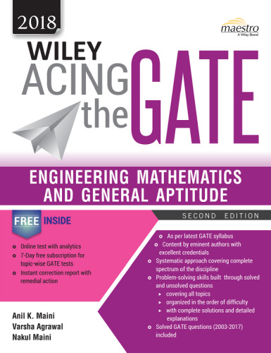 Wiley Acing the Gate: Engineering Mathematics and General Aptitude