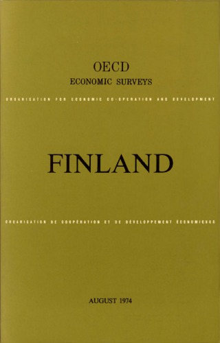 OECD ECONOMIC SURVEYS  FINLAND 1974