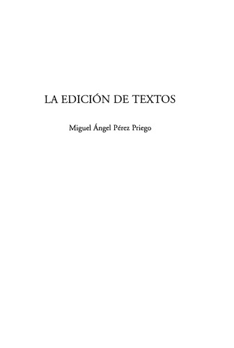 La edición de textos