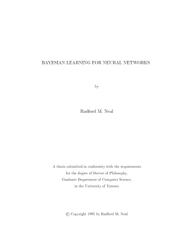 Bayesian Learning for Neural Networks