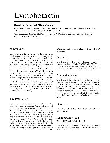 Lymphotactin