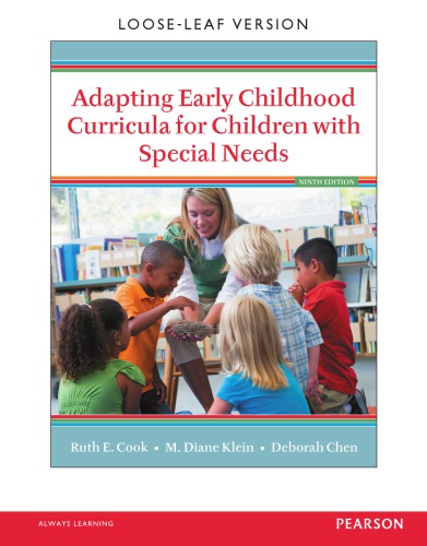 Adapting Early Childhood Curricula for Children with Special Needs