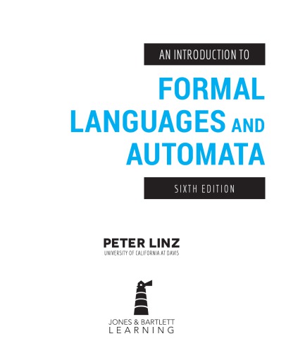 An Introduction to Formal Languages and Automata [6th ed.]