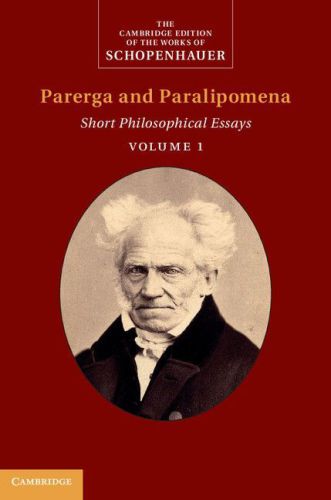 Parerga and Paralipomena Vol.1