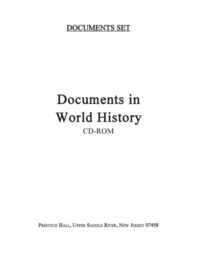 Documents in World History