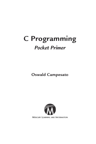 C Programming Pocket Primer