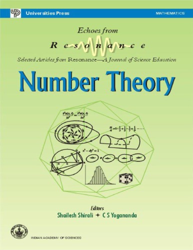 Number Theory by Shailesh Shirali echoes from Resonance Selected Articles C S Yogananda Universities Press