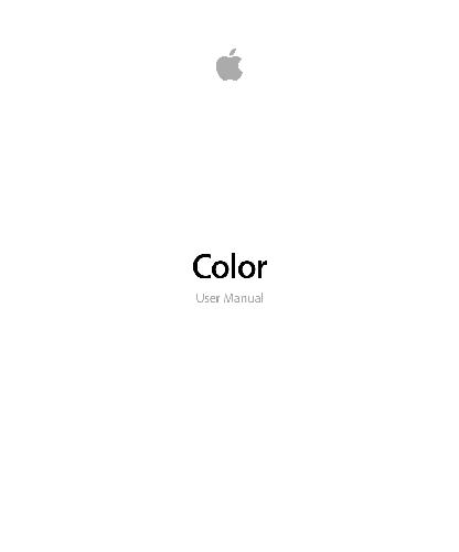 Color User Manual