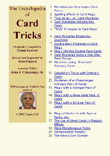 Encyclopedia of Card Tricks