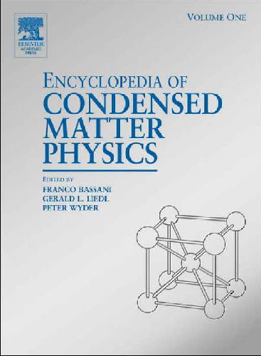 Encyclopedia of Condensed Matter Physics