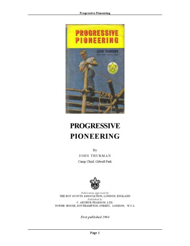 Progressive Pioneering