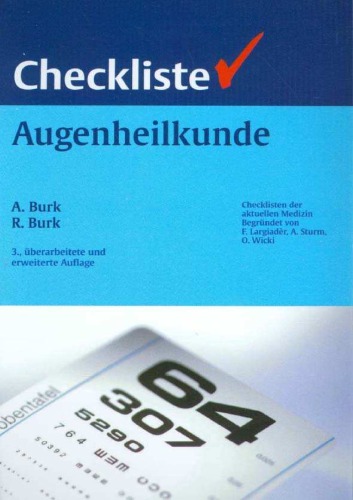 Checkliste Augenheilkunde