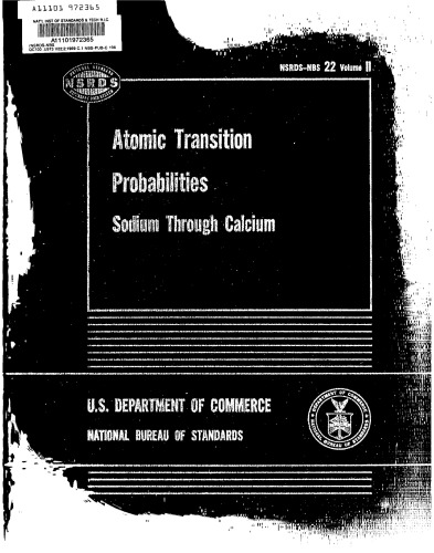 Atomic Transition Probabilities - Volume II: Sodium Through Calcium