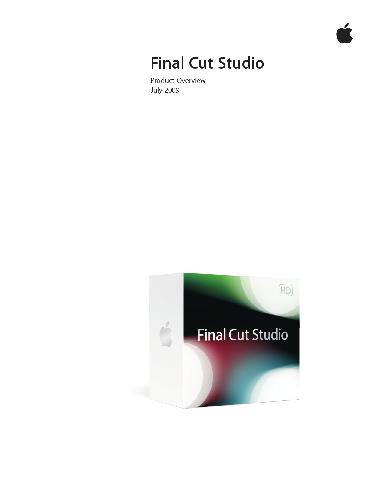 Final Cut Studio-In depth