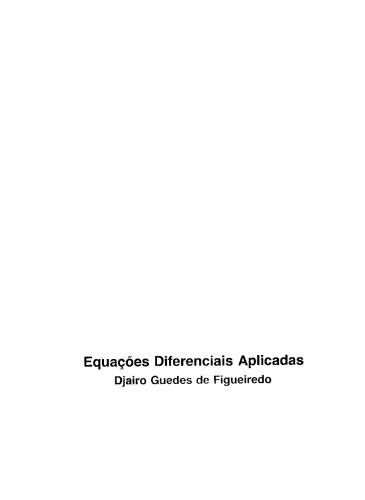 Equações Diferenciais Aplicadas