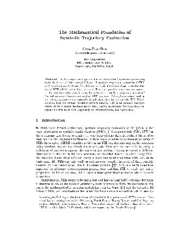 The Mathematical Foundation of Symbolic Trajectory Evaluation