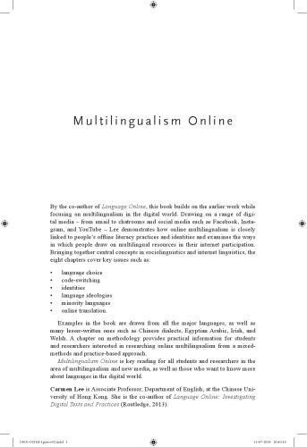 Multilingualism Online