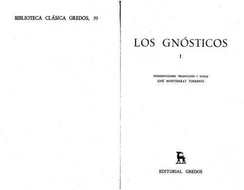 Los gnósticos I