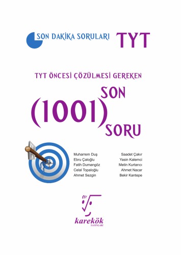 Karekök TYT Öncesi Çözülmesi Gereken 1001 Soru