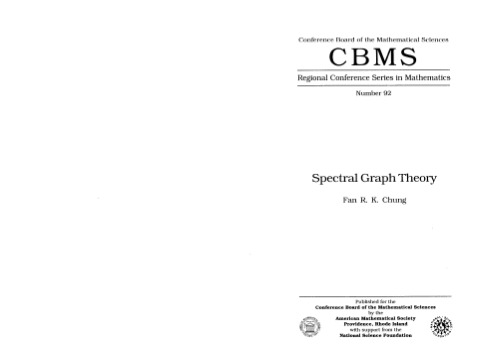 Spectral Graph Theory