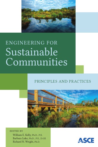 Engineering for sustainable communities: principles and practices