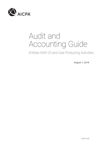 Entities with oil and gas producing activities: August 1, 2018