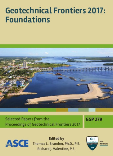 Geotechnical Frontiers 2017: Foundations