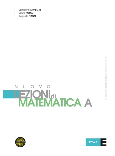 Nuovo Lezioni di Matematica A