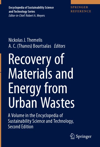 Recovery of Materials and Energy from Urban Wastes