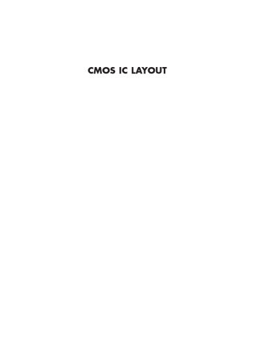 CMOS IC Layout: Concepts, Methodologies, and Tools