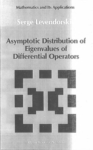 Asymptotic distribution of eigenvalues of differential operators