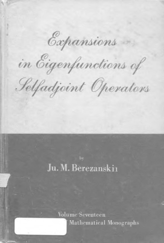 Expansions in eigenfunctions of selfadjoint operators