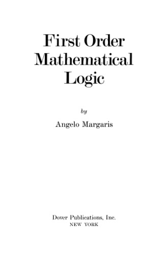 First order mathematical logic