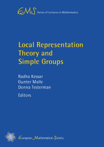 Local representation theory and simple groups