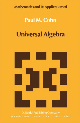 Universal algebra