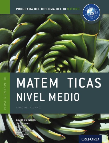 Matemáticas NM - Libro del alumno