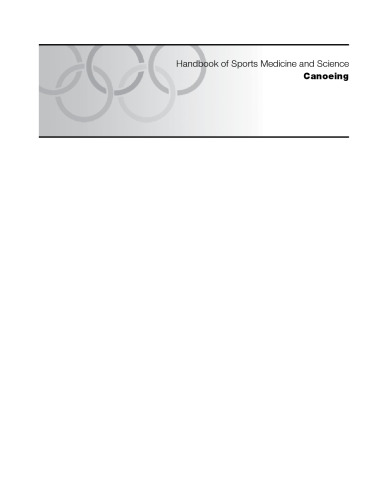 Handbook of Sports Medicine and Science, Canoeing